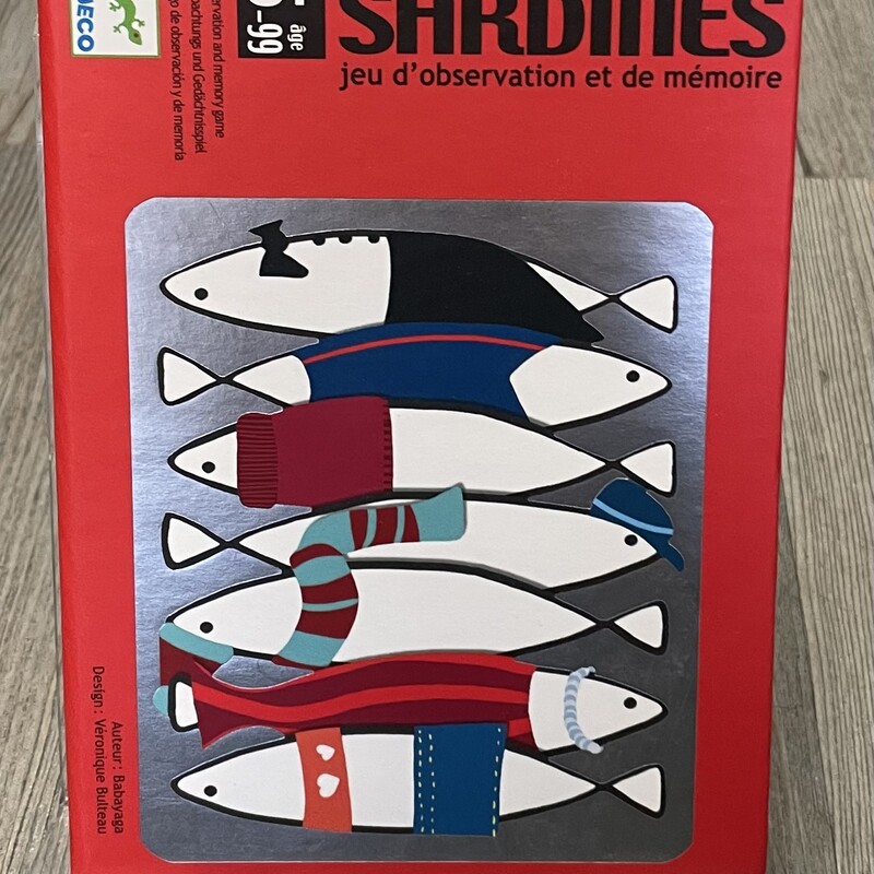 Sardines Card Game, Multi, Size: 5Y+
Complete