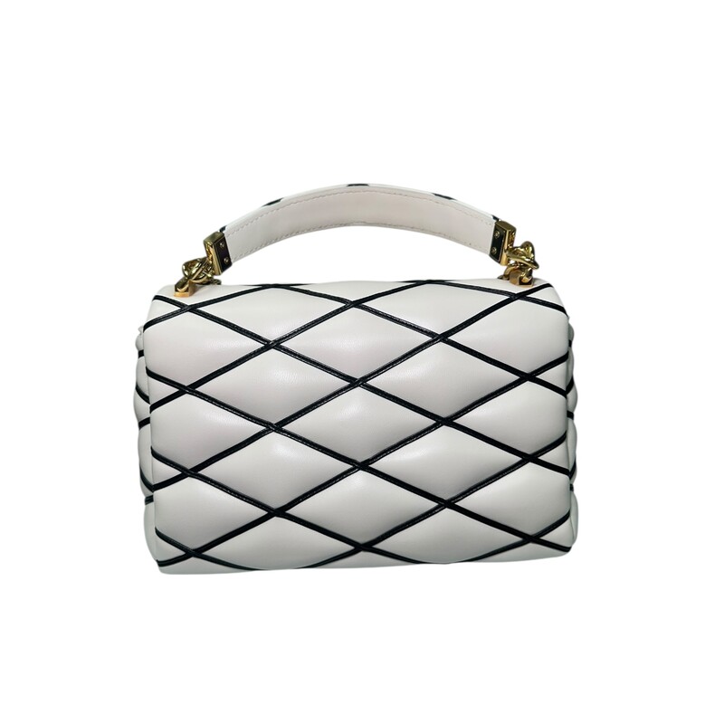 Louis Vuitton Malletage Top Handle GO-14MM<br />
<br />
Date Code: Chipped<br />
<br />
Dimensions:<br />
Base length: 9 in<br />
Height: 6.25 in<br />
Width: 3.75 in<br />
Drop: 4 in<br />
Drop: 22 in<br />
<br />
In very good condition. Light scratching to the hardware and corners.<br />
<br />
Comes with the original dust bag and box.