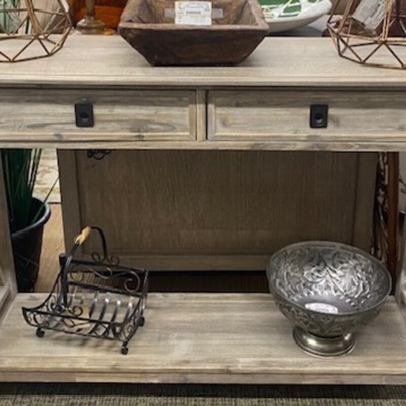 Distressed 2 Drw Console