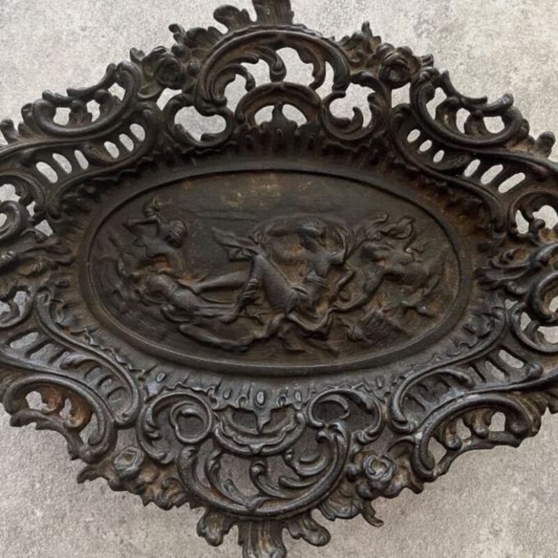 Iron Ornate Women Tray