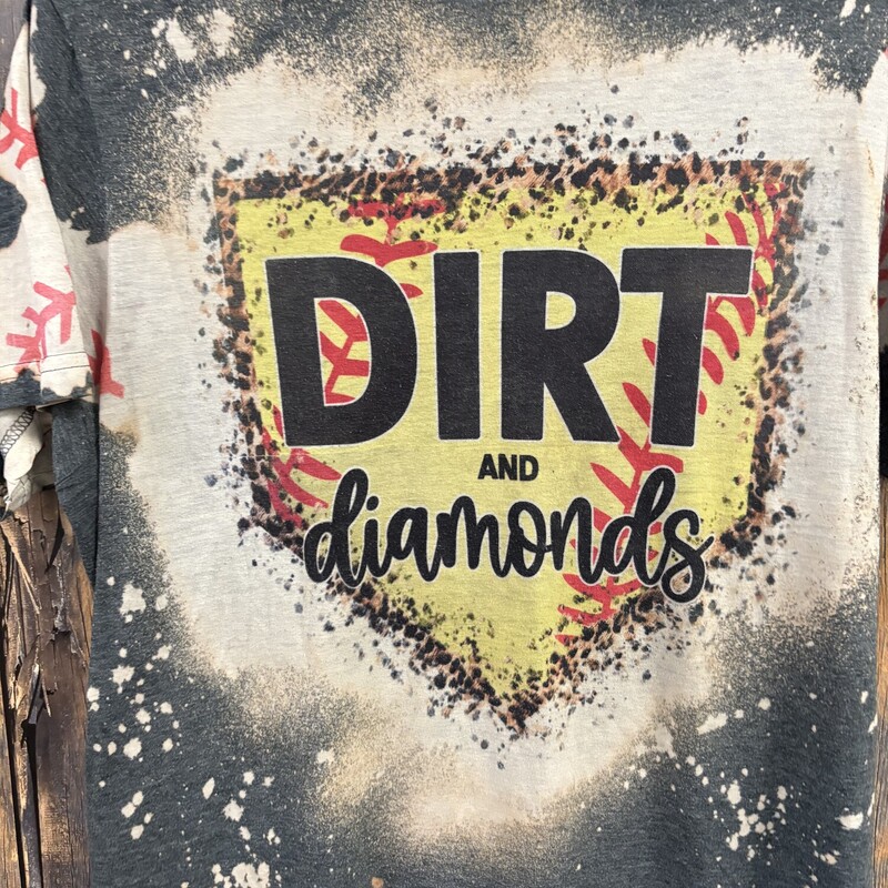 Dirt/diamonds Tee, Size: Med