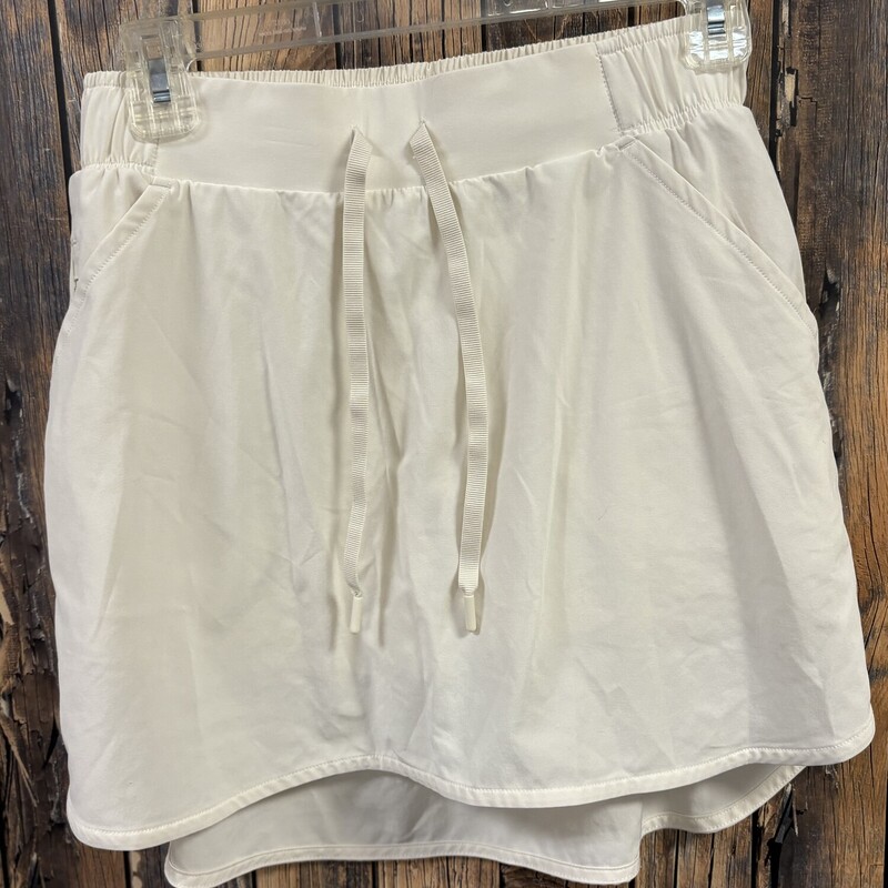 Cream Skort, Size: Xs