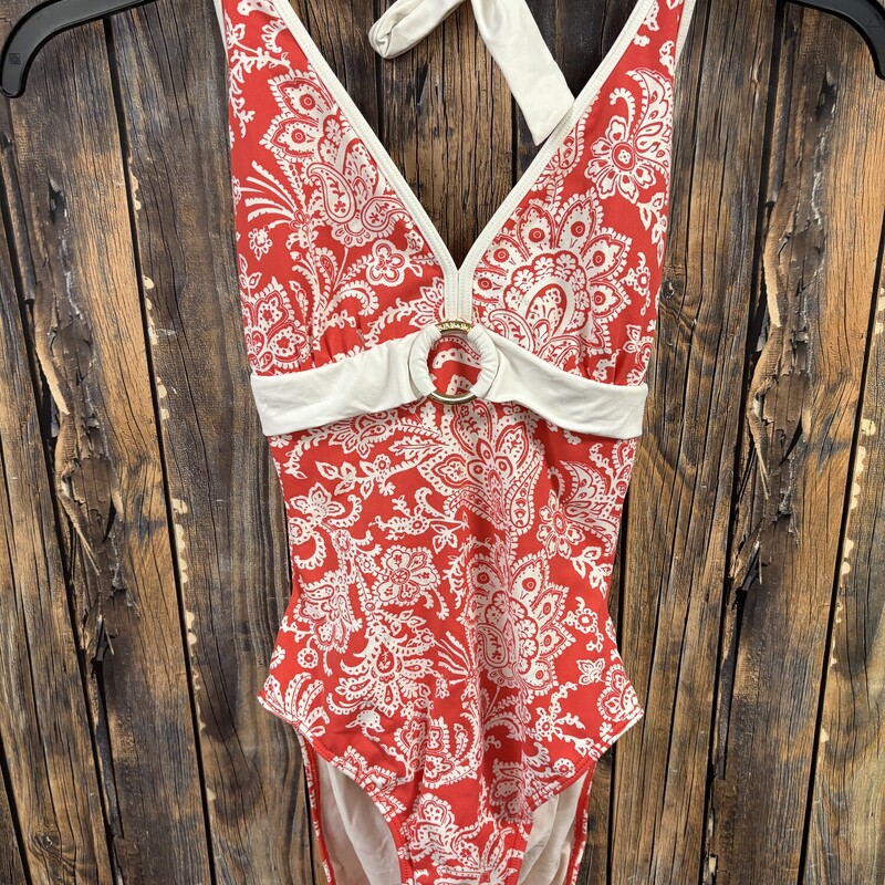 Peach Ralph Lauren One Pi, Size: 10