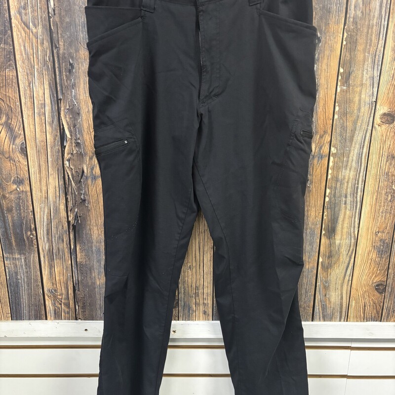 Black Outdoor Wrangler Pants, Size: 32x30