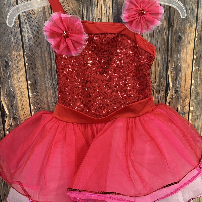 Red/pink Party Dress, Size: 5