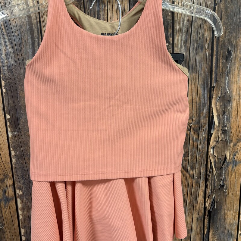 3 Piece Peach Active Wear, Size: 8