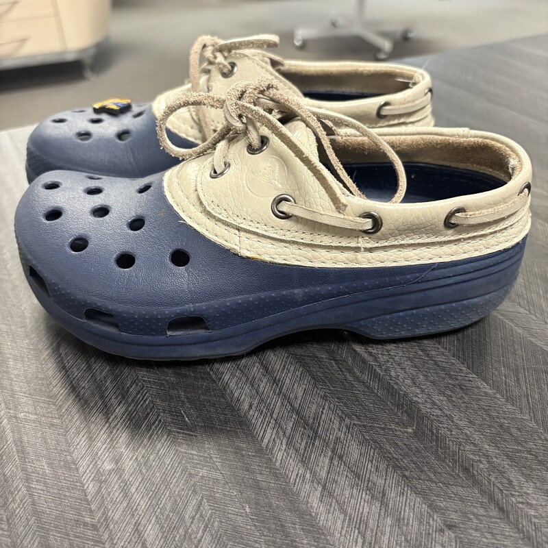Blue Croc W/tan