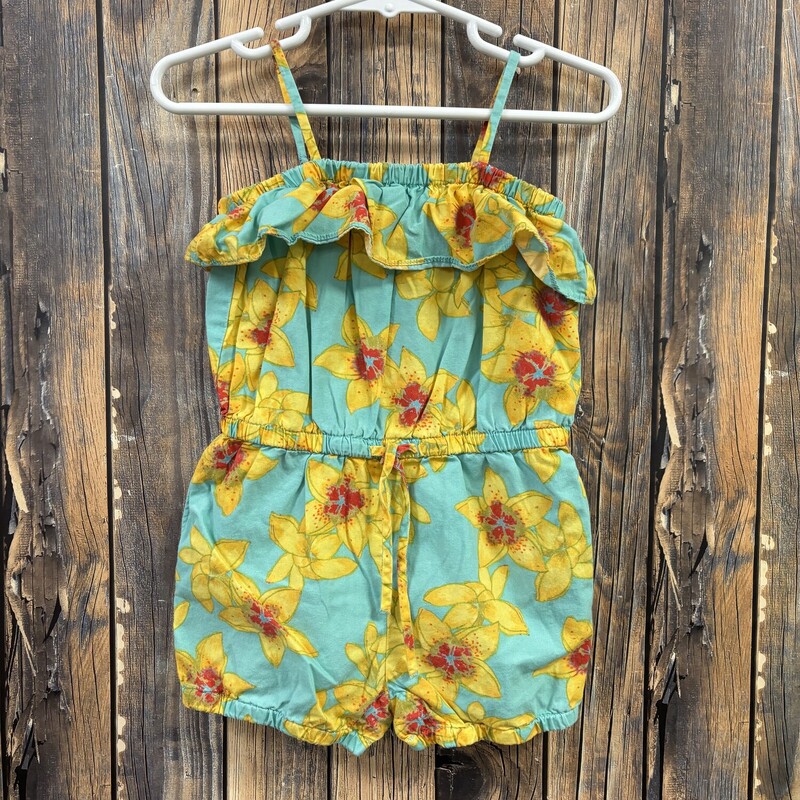 Gap Floral Romper, Size: 18-24 M
