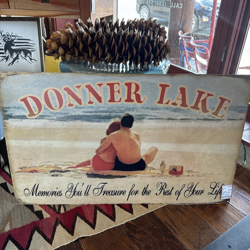 Donner Lake Sign
