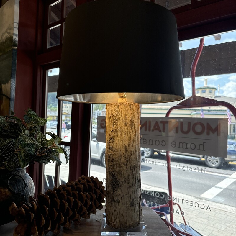 Birch Base Lamp