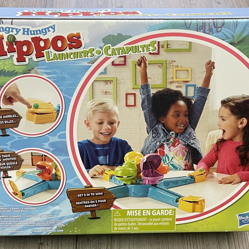 Hungry Hungry Hippo, Multi, Size: 4Y
Missing one ball.
