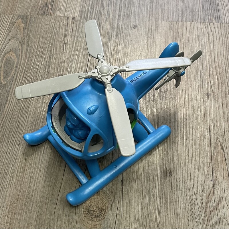 Green Toys Helicopter, Blue, Size: Pre-owned
AS IS