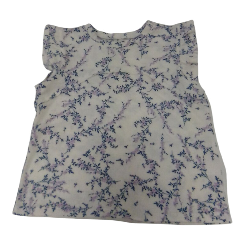 Shirt:White/Flowers