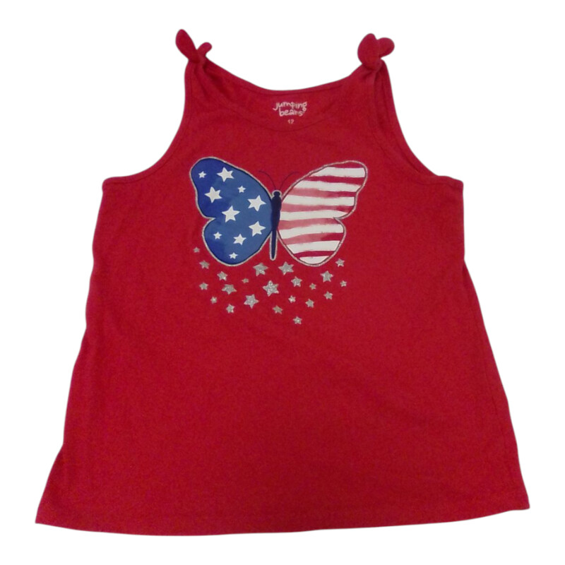Tank: Patriotic Butterfly