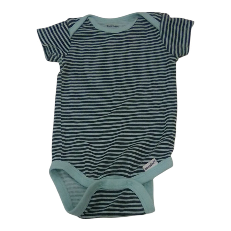 Onesie: Blue/Stripes