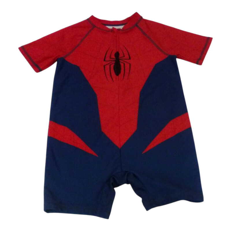Swim One Piece: Blue/red