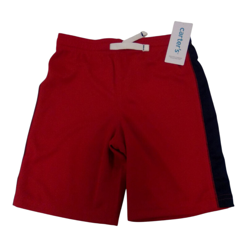 Shorts: Blue Stripe Red T