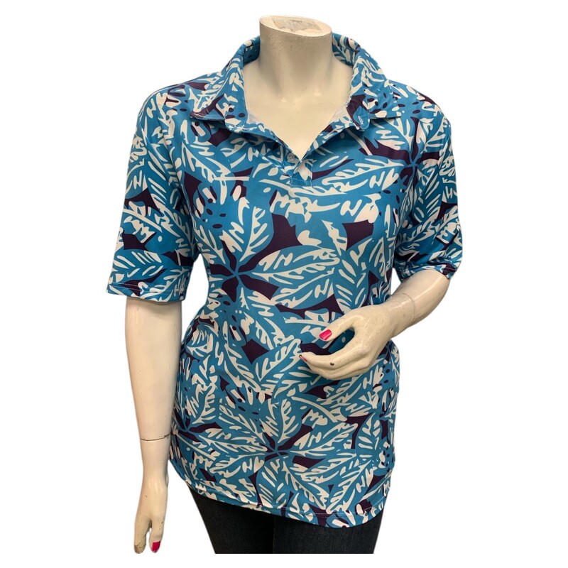 Cycling Top, Bluewhit, Size: 3X