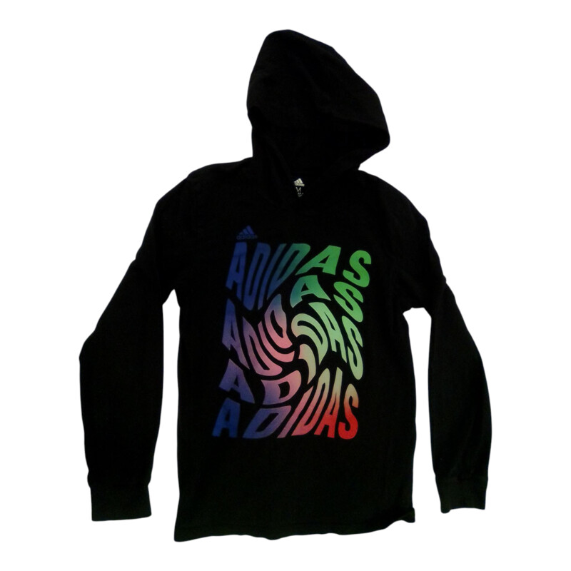 LS Shirt W Hood: Black