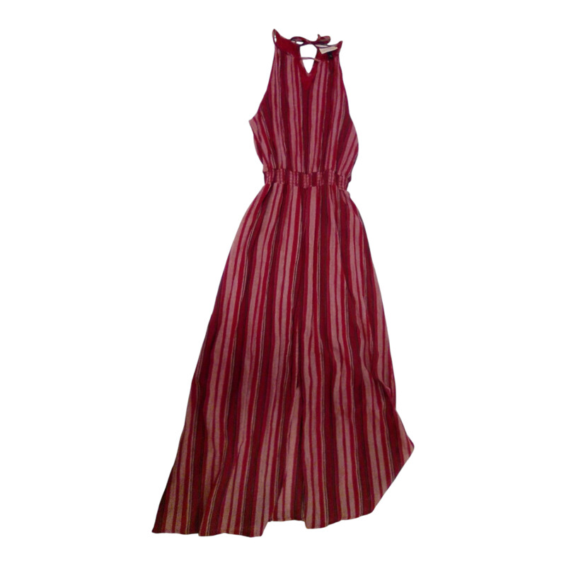 Maxi Dress: Red Stripes