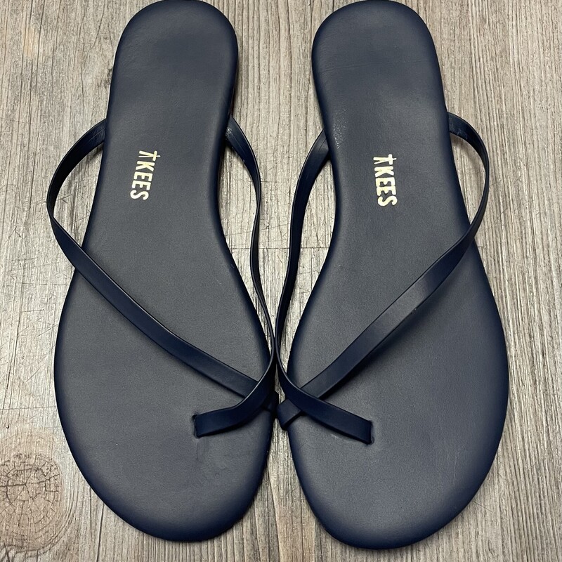 Tkees Flip Flop, Navy, Size: 7Y Women