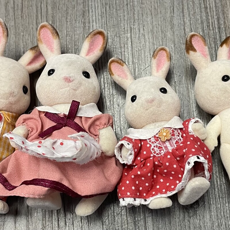 Calico Critters Chocolate Rabbits, Multi, Size: 3Y