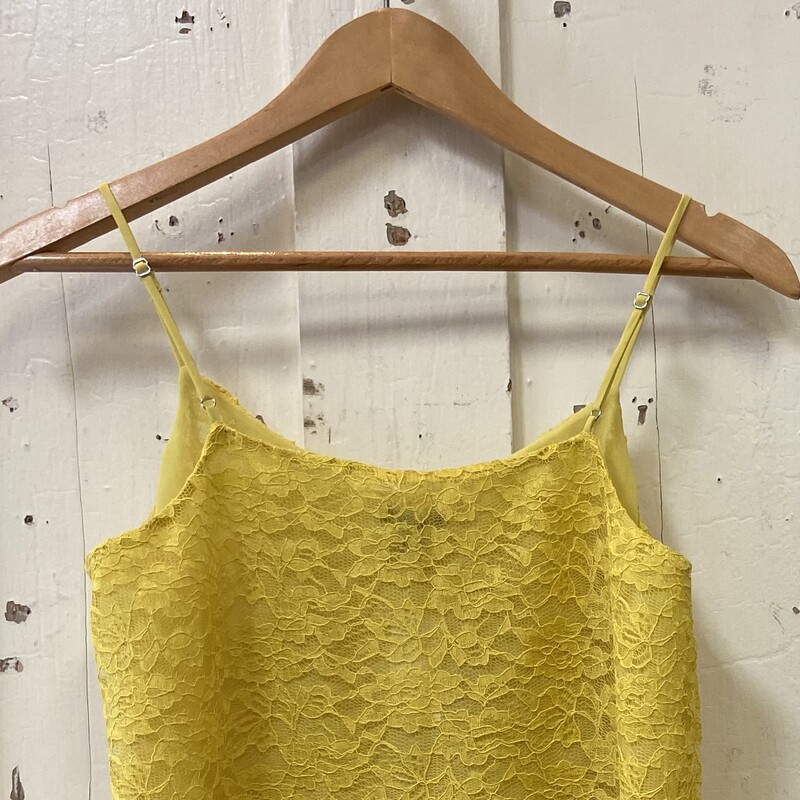 NWT Y Lace Cami<br />
Yellow<br />
Size: S R $61