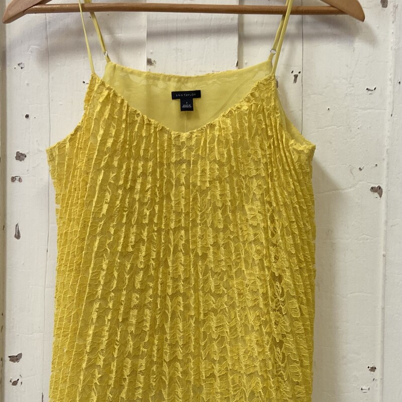 NWT Y Lace Cami<br />
Yellow<br />
Size: S R $61