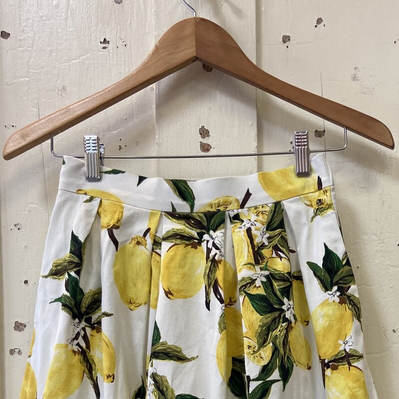 Wt/Yllw Lemon Skirt