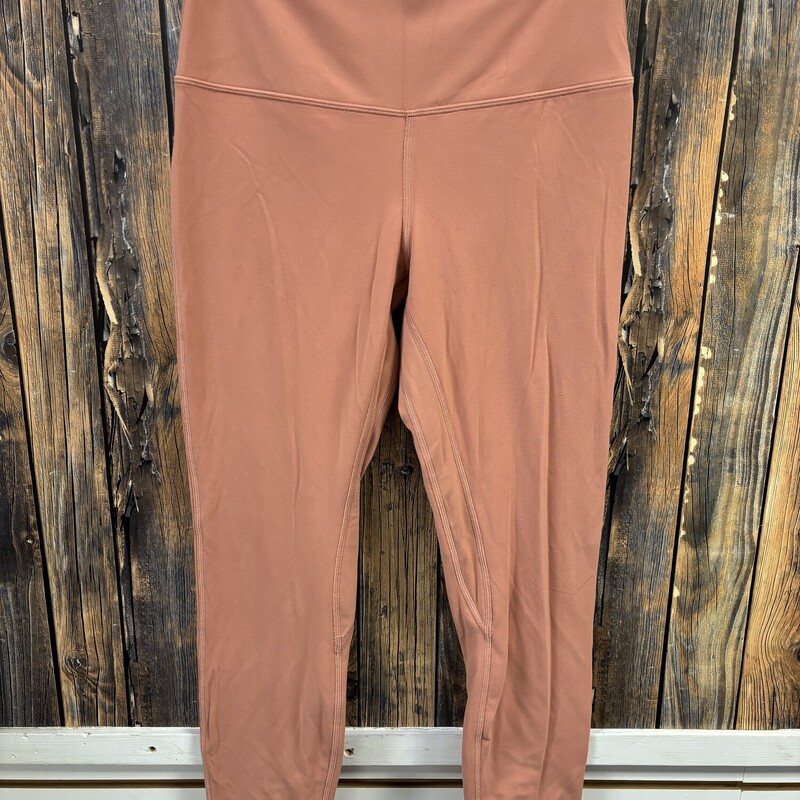 Peach Lululemon Leggings, Size: 8