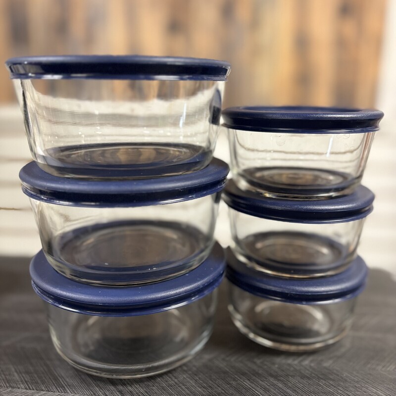 Anchor Hocking Glass Set, Size: 5x2 & 4x2