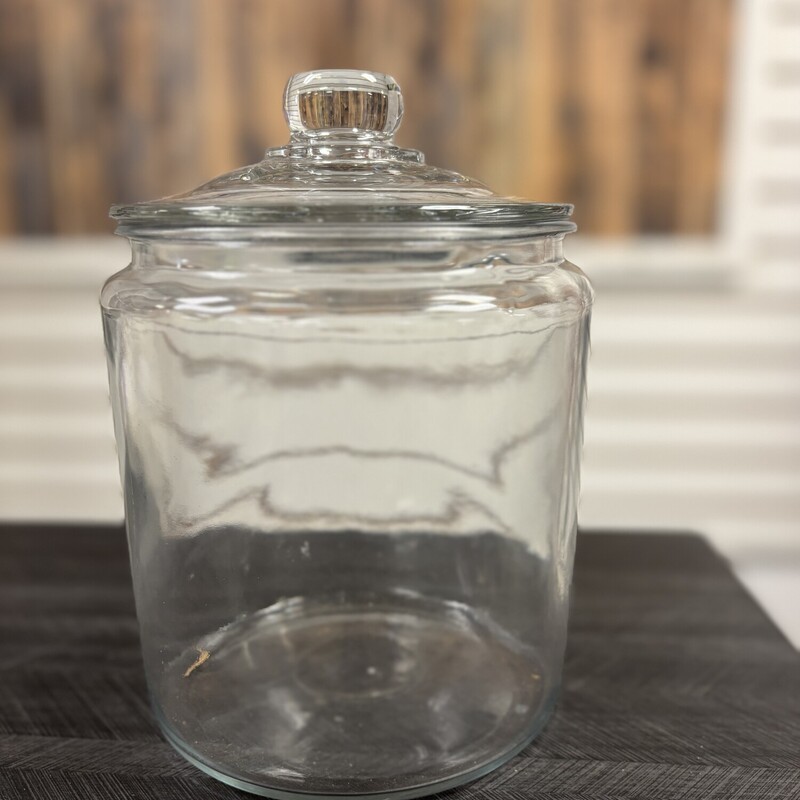 Glass Jar, Size: 7x5.5 In
