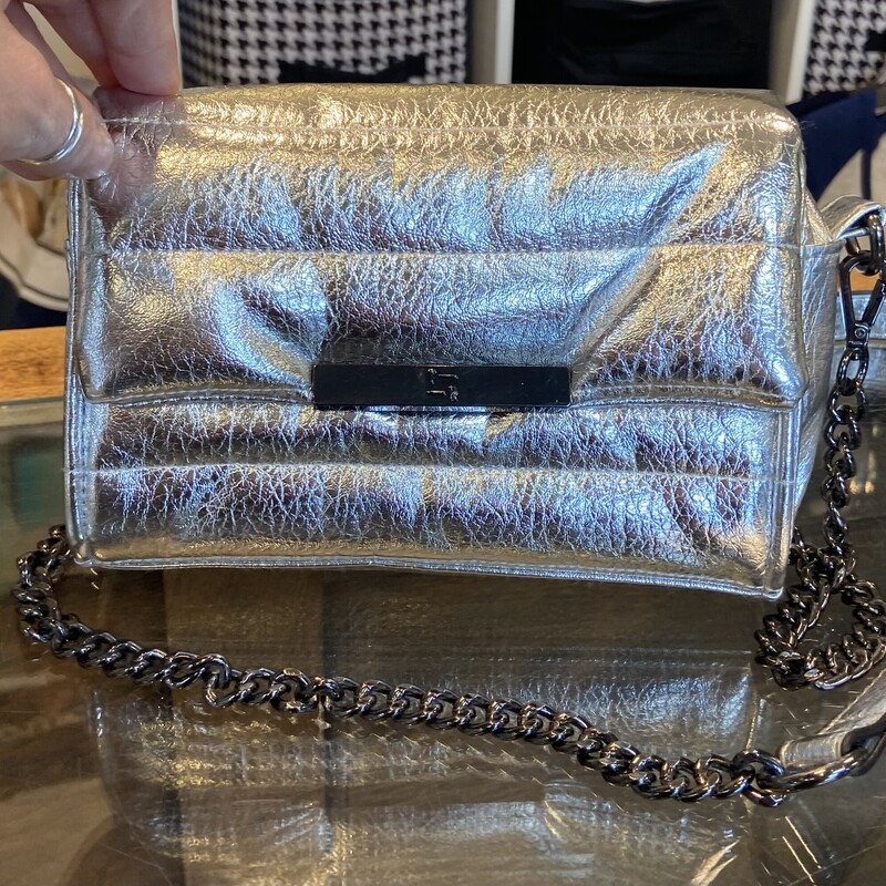 Slv Met Pffy Purse