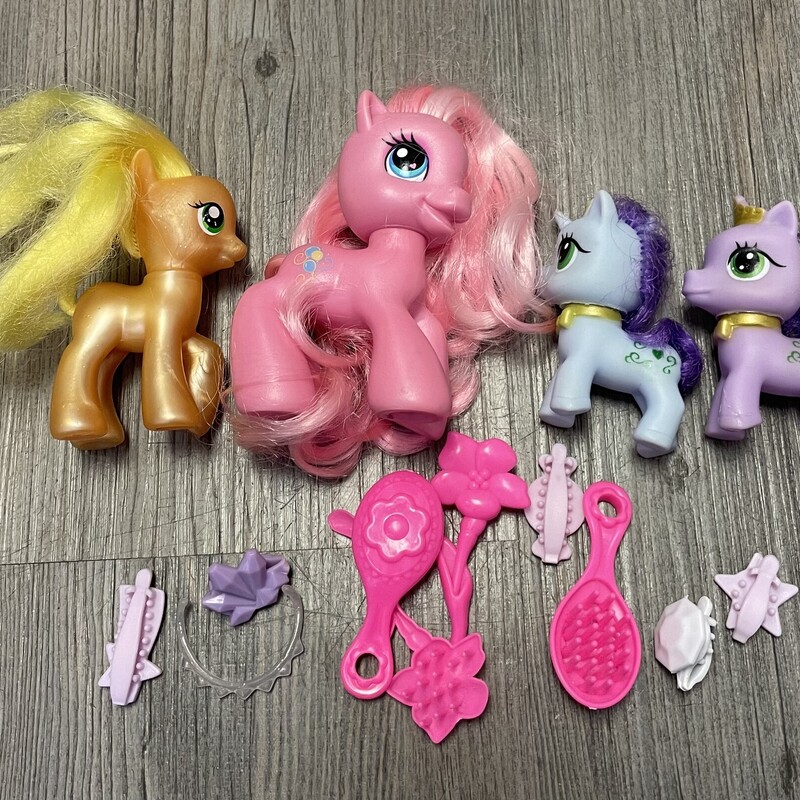 Assorted  Ponies, Multi, Size: 3Y