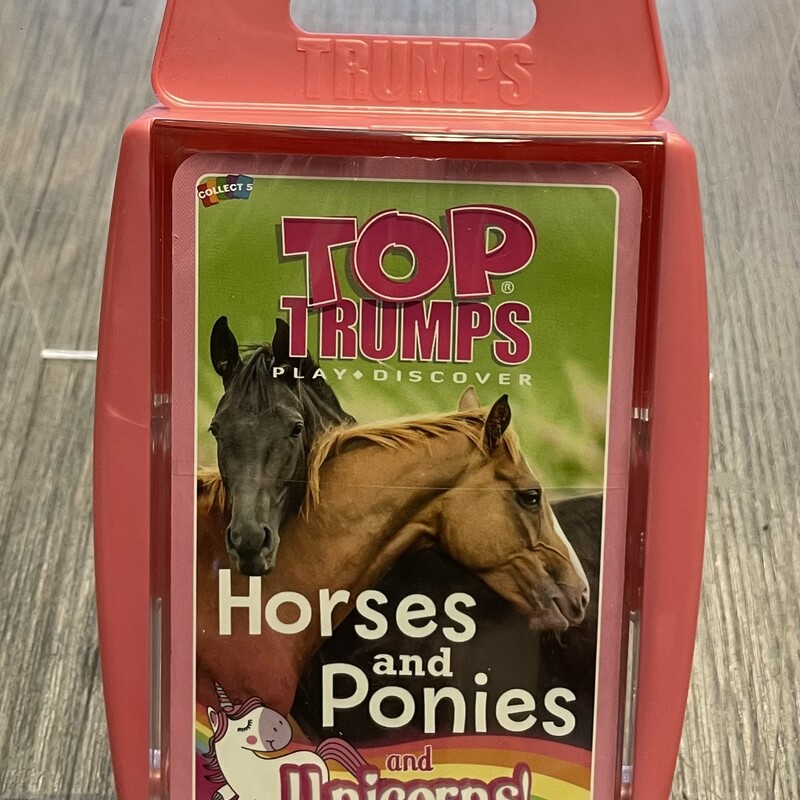 Top Trumps Horses And Pon, Pink, Size: NEW
