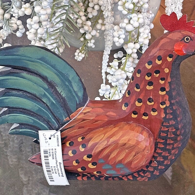 H Carved Plucky Chicken