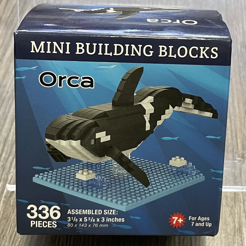 Mini Building Blocks Orca