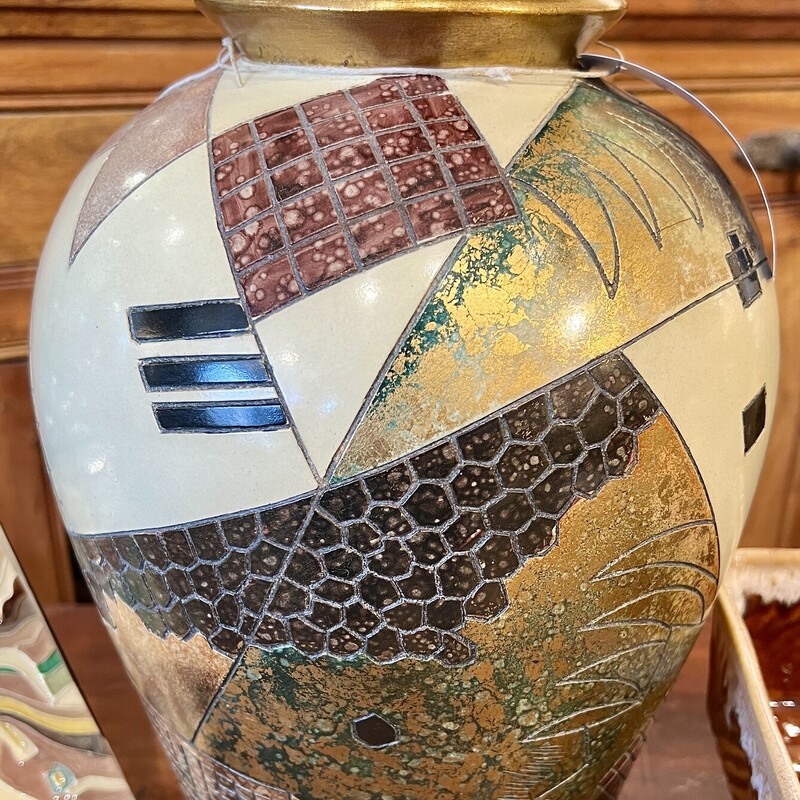 Vase Ceramic,
Size: 13 H