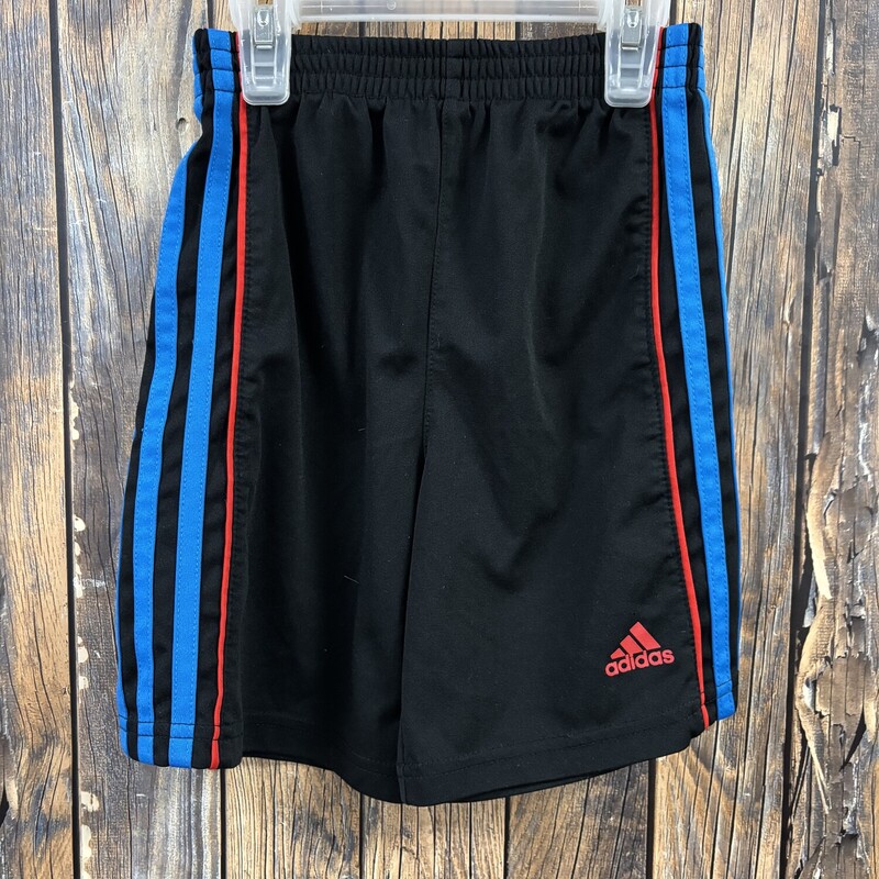 Black Red Blue Adidas Shorts, Size: 5