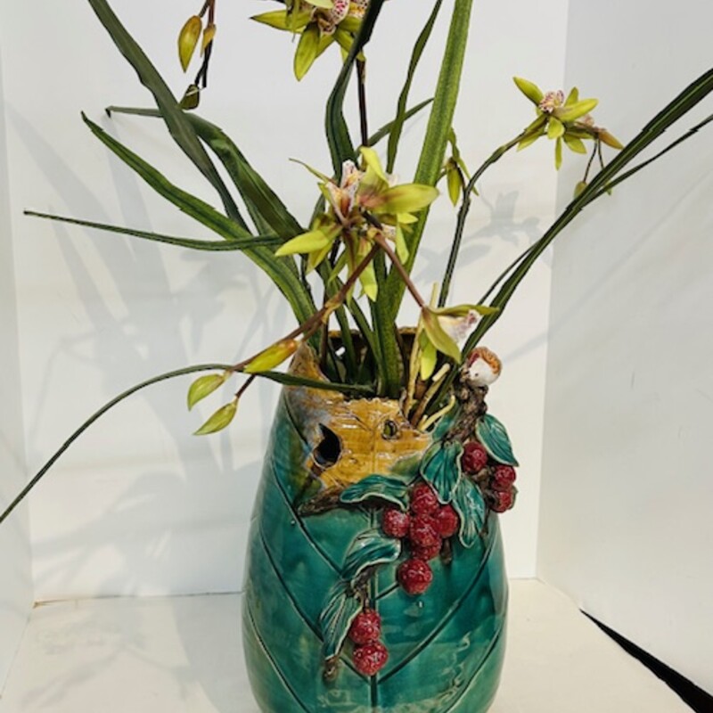 Mann Pottery Fruits&Bird