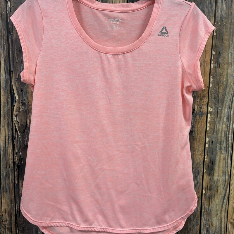 Coral Reebok Tee, Size: M