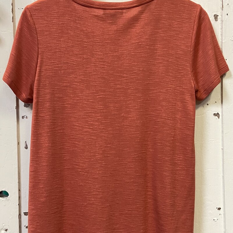 Org Bttn Trim Tee<br />
Orange<br />
Size: S R $52