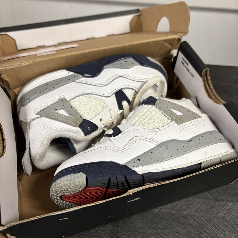 White Gray Blue Jordans