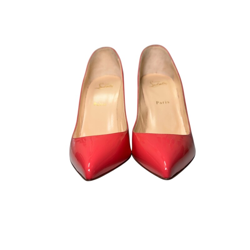 Louboutin Pigalle 100 BonBon Patent Heels<br />
<br />
Size 40<br />
<br />
In excellent condition. Like new.<br />
<br />
Comes with original dust bag and box.
