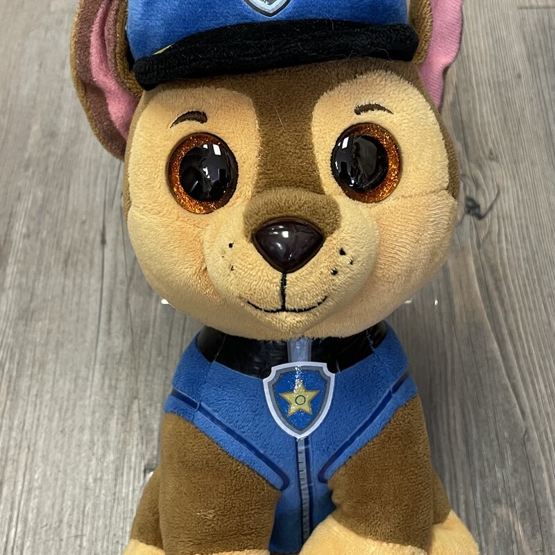 Paw Patrol Ty Chase, Blue, Size: 10 Inch