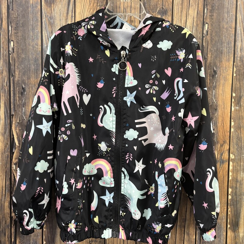 Black Unicorn Rain Jacket