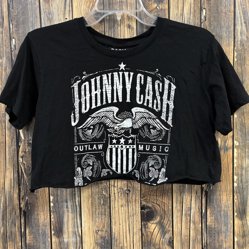 Johnny Cash Crop Tee, Size: M