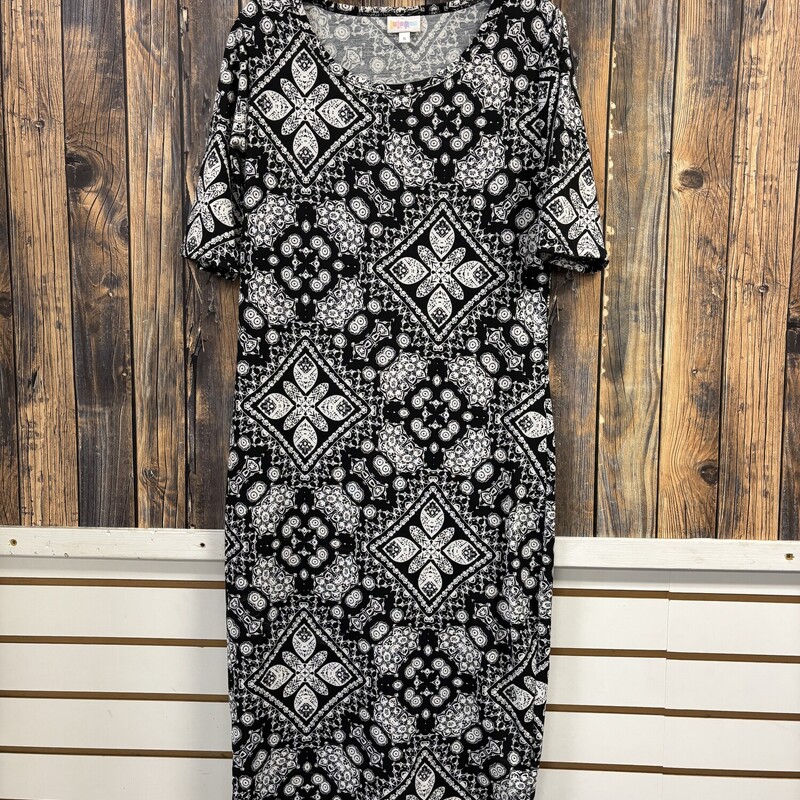 LLR Black White Dress, Size: S