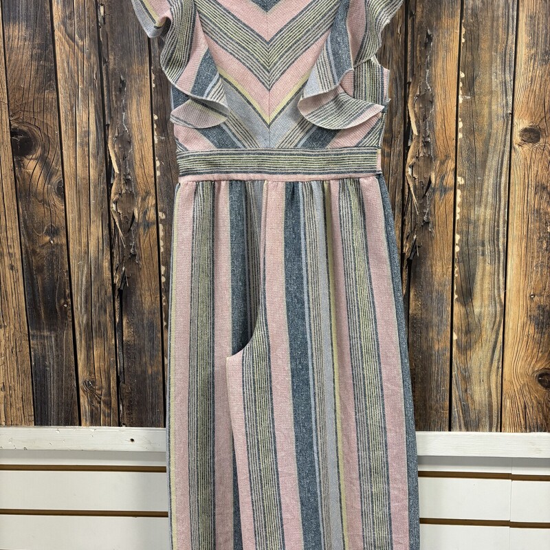 Pastel Stripe Romper, Size: 10