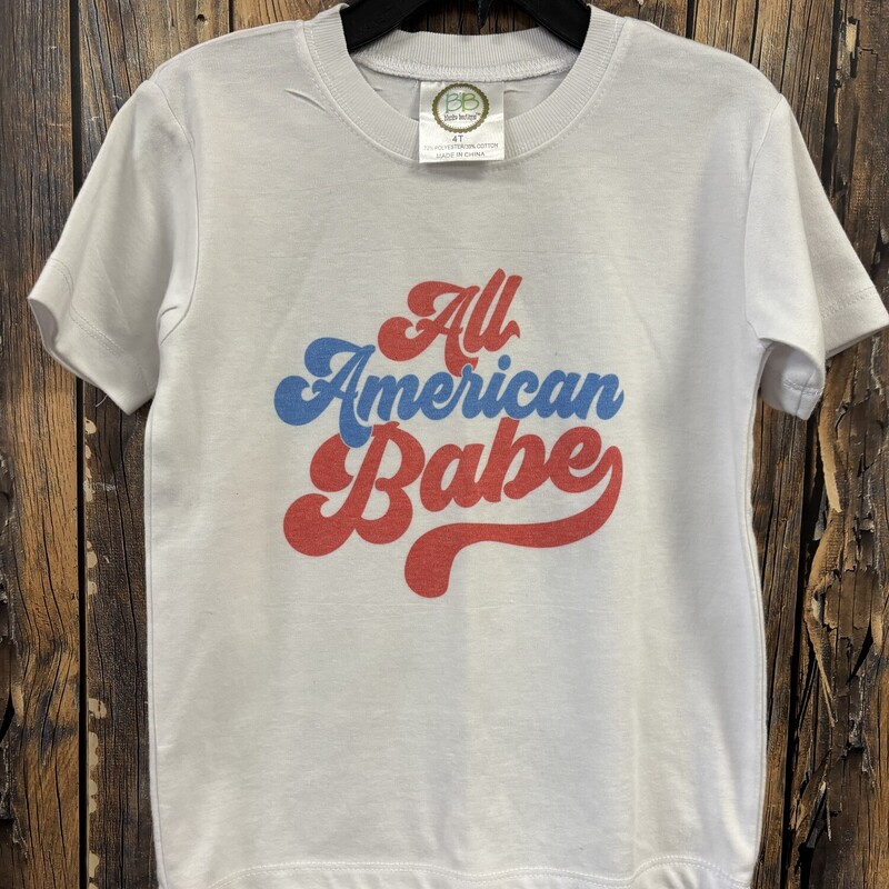 All American Babe Shirt, Size: 4T